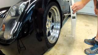 Hand-held Camber Guage, DIY wheel alignment from Tenhulzen Automotive