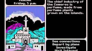 DOS Game: Where in the World is Carmen Sandiego (1985 Broderbund)