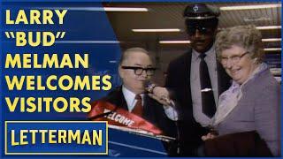 Larry "Bud" Melman Welcomes Visitor At NYC's Port Authority | Letterman