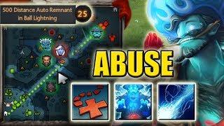 One Shot X Mark Abuse with Ball Lightning [Auto Static Remnant in Storm Ulti] Dota 2 Ability Draft