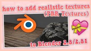 Realistic Textures/PBR Textures Tutorial for Blender 2.8 - Roblox GFX Tutorial