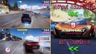 Asphalt 9 iOS / Manual driving vs TouchDrive [Comparison]