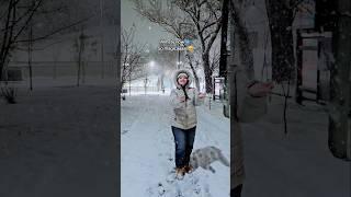 So magicaaal! ️️️ #almaty #kazakhstan #winter #snow #snowfall