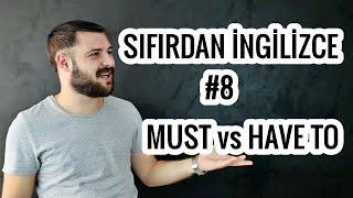 FK LANGUAGE SIFIRDAN İNGİLİZCE DERS #8 -MUST vs HAVE TO. Daha önce böyle kolay şekilde duymadınız.