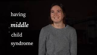 Middle Child Syndrome: The neglect of a sibling born between other siblings by parents and family.