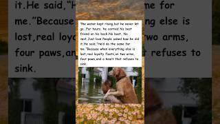 He Saved His Dog From Massive Flood #wholesome #dog
