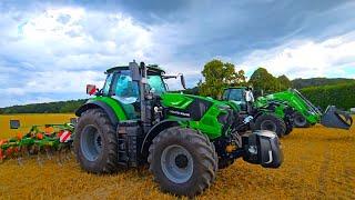 DEUTZ FAHR Feldtag 2024 mit Serie 9 TTV & Maschinen von Krone & Fliegl & Kverneland & Kuhn & Kerner!