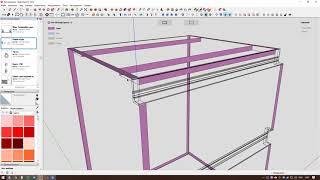 Создание кухонного модуля в sketchup с помощью плагина ABF Solutions.