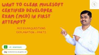 MULESOFT CERTIFIED DEVELOPER - MCD EXAM QUESTIONS - PART2