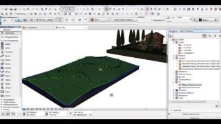 Архикад   как создать бордюр по сложному рельефу