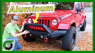 Is this Strong enough?? Quadratec Aluminum Brute Strength Bumper Install