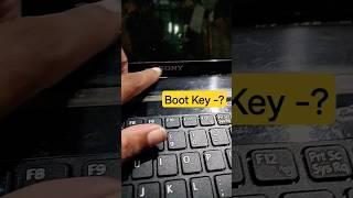 Sony Vaio Laptop Boot Key ?#macnitesh#2023shorts#keyboardtricks#sony