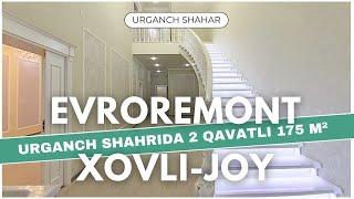 Evroremont 2 qavatli xovli-joy sotuvda#uyjoy