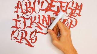 How To Draw Graffiti Letters Calligraphy Style