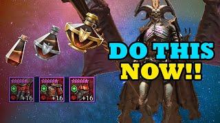  DON'T GET LEFT BEHIND, DO THIS NOW!! Raid: Shadow Legends Artifact Ascension (Al - Naemeh) 2022