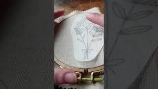 the magic of slow crafting #cottagecore #embroidery #cozycottagecore #handembroidery #art #upcycle