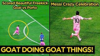 MESSI Scored Insane Free kick Goal to Led Inter Miami 2-1 Win Against Porto in Fifa Club World Cup
