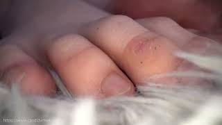 Sneaking close to Zhizhi's toes Giantess feet Macro preview