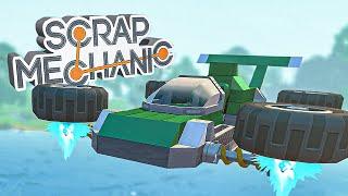 ЛЕТАЮЩАЯ МАШИНА в Scrap Mechanic