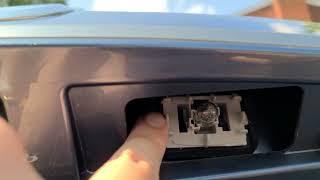 Mazda CX-9 2008-15 License Plate Light Cover Removal Replacement LED