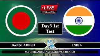 Live: BAN vs IND Day 3 1st Test Live | Ban vs Ind Test Live Score | Bangladesh vs India Live