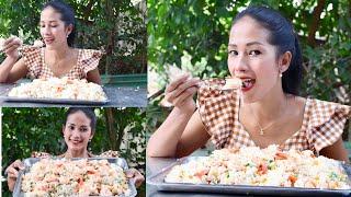 The Most Delicious Shrimps Fried Rice Recipe | I Am Thyda Cooking