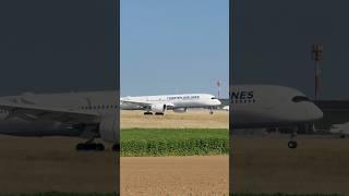 Turkish Airlines A350 awesome landing  #aviation #str #a350 #turkishairlines