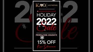 Kao Skin Store Holiday Sale