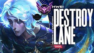 DESTROYING LANE WITH HWEI - UNRANKED TO MASTER