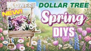  7 Gorgeous NEW Spring Flower Dollar Tree DIYS for Your Porch & Home!