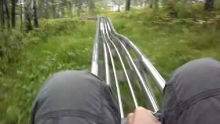 Rodelbahn in Krasnojarsk - Родельбан в Красноярске