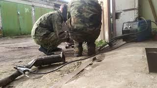 Сварка труб глушителя