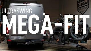 UltraSwing Mega-Fit | Swing-Out Hitch Carrier for Vans