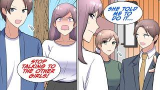 My crazy ex found out I had a new girlfriend, but then... [Manga Dub]