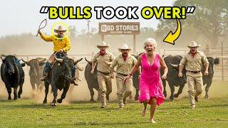HOA Karen Let Hunters Onto My Ranch — 42 Seconds Later, My Bulls Stormed the Whole Hunting Party