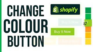 How to Change Buy It Now Button Colour On Shopify (2024) Add Any color