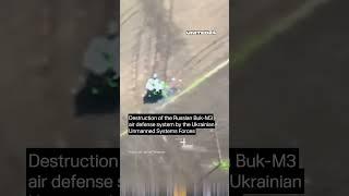 Ukrainian Unmanned Systems Forces Destroyed Russian Buk-M3 Air Defense System #warinukraine