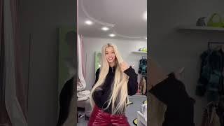 В кожанных штанах Юля Гаврилина gavrilinaa tiktok #shorts
