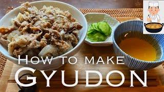 GYUDON | Japanese Singing Cooking Man’s Donburi Recipes