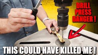 WARNING: Internet drill press trend can SERIOUSLY hurt you!