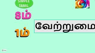 8ம் வேற்றுமை | 1ம் வேற்றுமை |Learn Tamil| #8ம்வேற்றுமை #1ம்வேற்றுமை