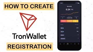 HOW TO REGISTER IN TRON WALLET || TRON WALLET REGISTRATION | HOW TO CREATE TRON WALLET | TRON WALLET