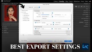 Correct Export Settings for High Quality Instagram Photos | Lightroom Classic 2024