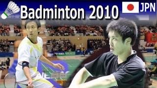 Badminton Japan league 2010 MS Kenichi TAGO vs Jun TAKEMURA