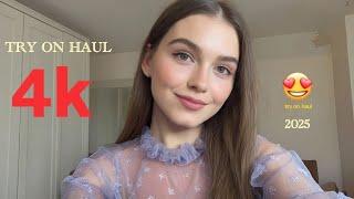 Try on haul transparent 4k |See through/transparent |bikini tryon |try on haul see everything 4K # 8