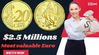 Discover the Hidden Value: 2001 Euro Coin - Coins Worth Money!