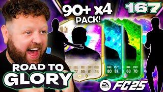 My Insane 90+ x4 Pack is Worth MILLIONS!!! FC25 RTG #167