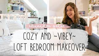 Tiny loft bedroom gets a cozy makeover | Ikea dresser hack | Studio Fix S1 E5