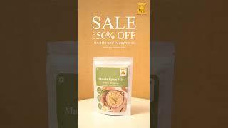 Flat 50% OFF on Atta & Readymixes | Taste For Life
