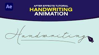 Handwriting Effect Animation in After Effects